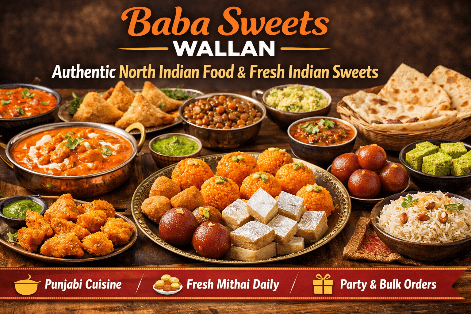 Baba Sweets Wallan: Authentic North Indian, Punjabi Food & Fresh Indian ...